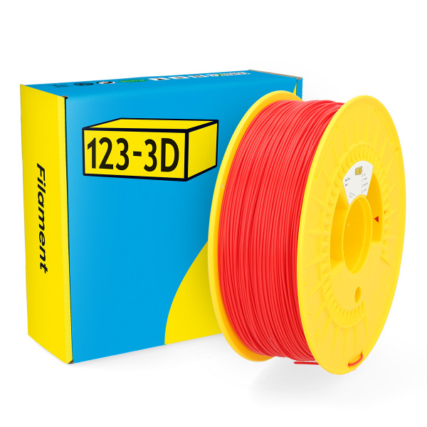 123-3D Filament PLA Pro Rood 1,75 mm 1 kg DHM00094 - 1
