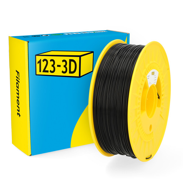 123-3D Filament PLA Pro Zwart 1,75 mm 1 kg DHM00096 - 1
