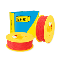 123-3D Filament PLA Rood 1,75 mm 2-pack 1 kg