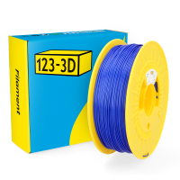 123-3D Filament PLA Satijn Blauw 1,75 mm 1 kg DHM00070