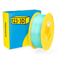 123-3D Filament PLA Satijn Regenboog Groen - Blauw 1,75 mm 1 kg  DHM00113