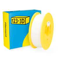 123-3D Filament PLA Satijn Wit 1,75 mm 1 kg DHM00071