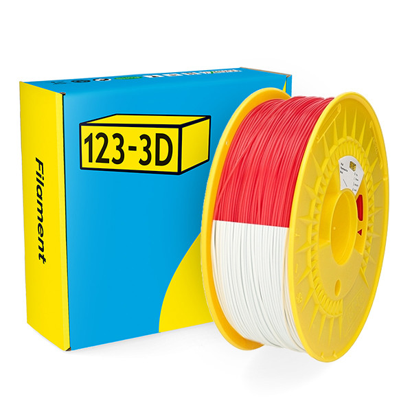 123-3D Filament PLA Thermoactive Rood 1,75 mm 1 kg DHM00265 - 1