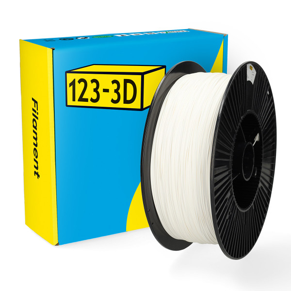 123-3D Filament PLA Wit 1,75 mm 3 kg DHM00181 - 1