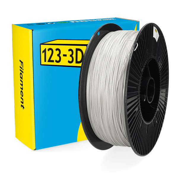 123-3D Filament PLA Zilver 1,75 mm 3 kg DHM00184 - 1