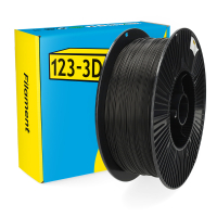 123-3D Filament PLA Zwart 1,75 mm 3 kg DHM00180