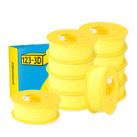 123-3D Filament PLA Zwavel Geel 1,75 mm 10-pack 1 kg