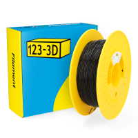 123-3D Filament TPU 98A Zwart 1,75 mm 0,5 kg DHM00167