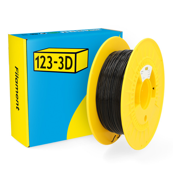 123-3D Filament TPU 98A Zwart 1,75 mm 0,5 kg  DHM00167 - 1