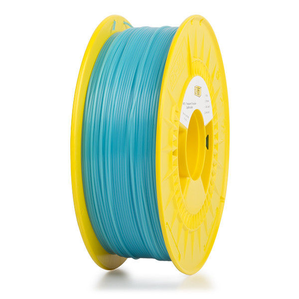 123-3D Filament Transparant Turquoise 1,75 mm PETG 1 kg (Jupiter serie)  DFP01117 - 2