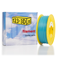 123-3D Filament Transparant Turquoise 1,75 mm PETG 1 kg (Jupiter serie)  DFP01117