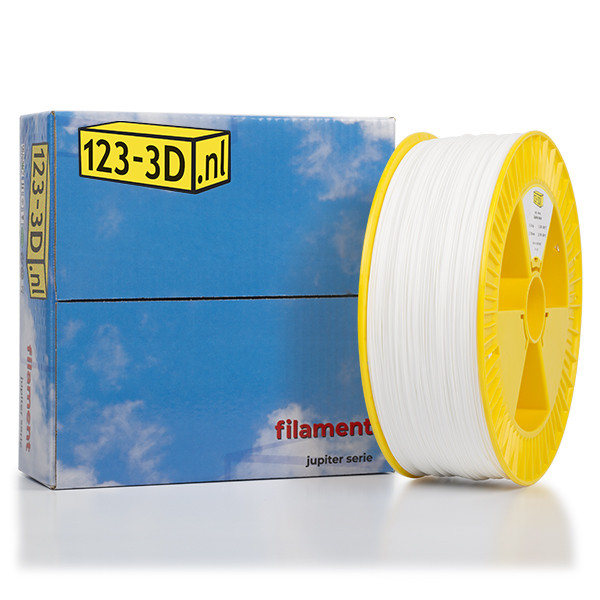 123-3D Filament Wit 1,75 mm ABS 2,3 kg (Jupiter serie) DFP01097 - 1