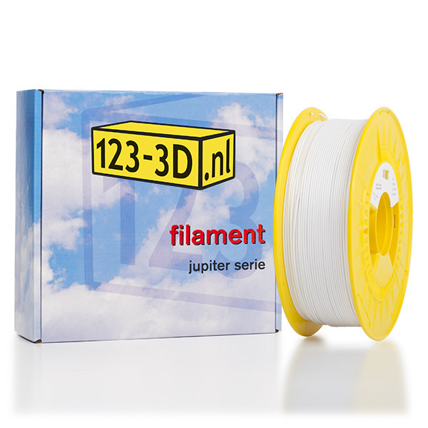 123-3D Filament Wit 1,75 mm PETG 1 kg (Jupiter serie)  DFP01118 - 1