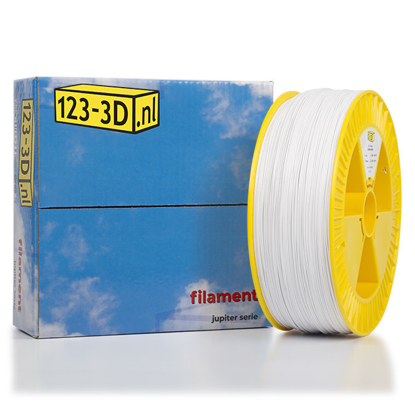 123-3D Filament Wit 1,75 mm PETG 3 kg (Jupiter serie)  DFP01119 - 1