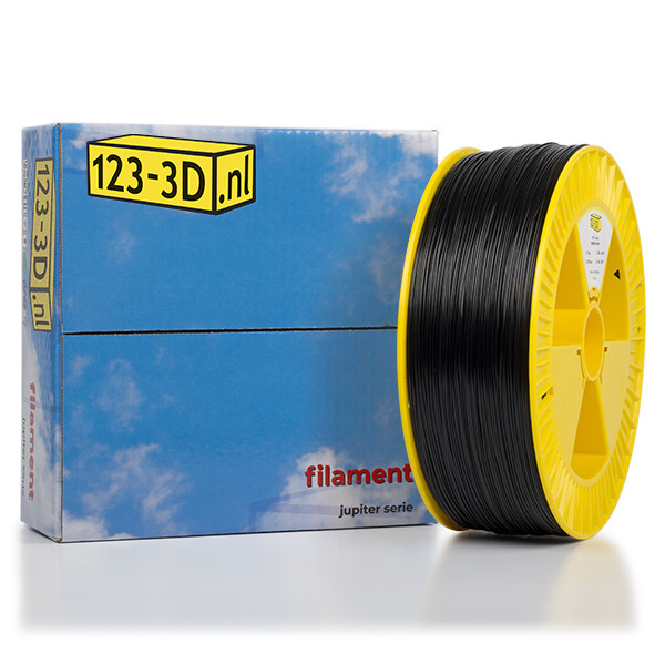 123-3D Filament Zwart 1,75 mm PETG 3 kg (Jupiter serie)  DFP01124 - 1