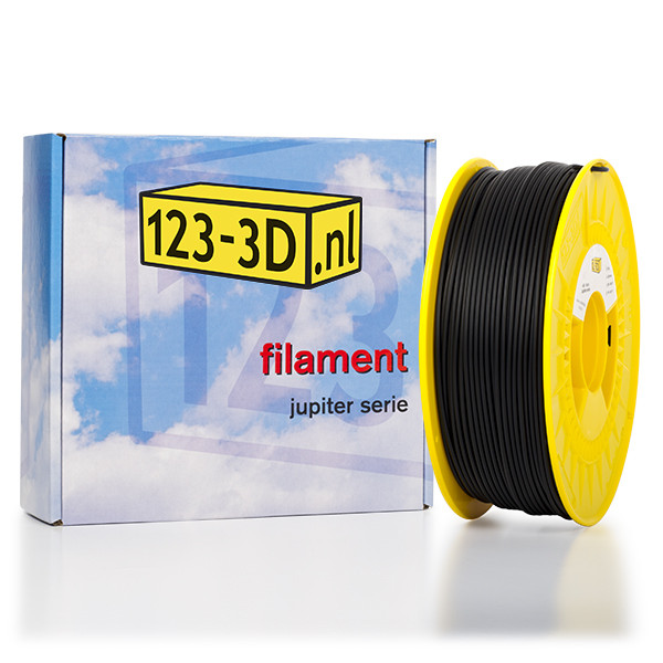 123-3D Filament Zwart 2,85 mm ABS 1 kg (Jupiter serie) DFP01102 - 1