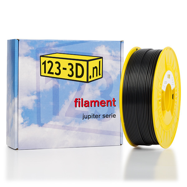 123-3D Filament Zwart 2,85 mm ASA 1 kg (Jupiter serie) DFP01109 - 1
