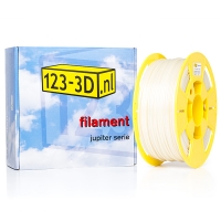 123-3D Filament crèmewit / parelwit 2,85 mm PLA 1 kg (Jupiter serie)  DFP11029