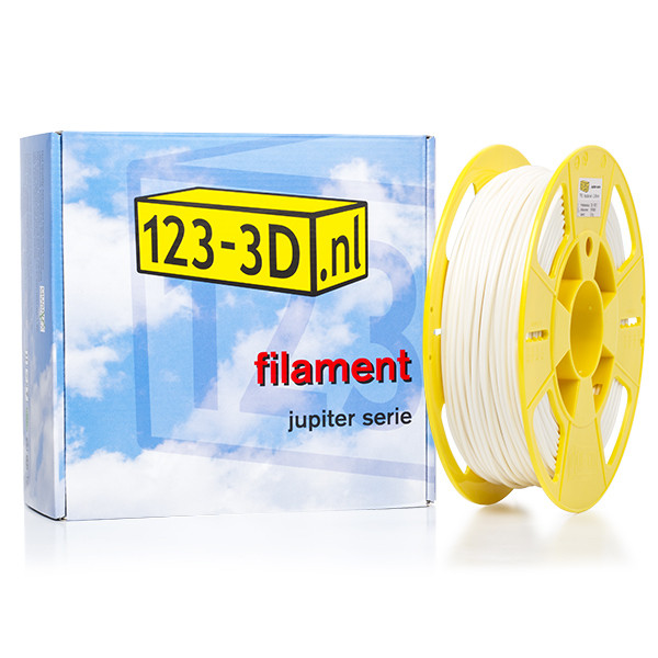 123-3D Filament flexibel wit 2,85 mm TPE 0,5 kg (Jupiter serie)  DFF08007 - 1