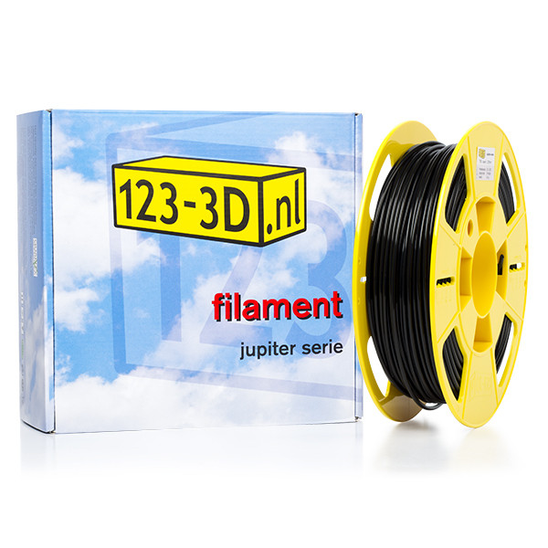 123-3D Filament flexibel zwart 2,85 mm TPE 0,5 kg (Jupiter serie)  DFF08006 - 1