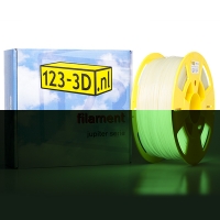 123-3D Filament glow in the dark groen 1,75 mm PLA 1 kg (Jupiter serie) DFG02000c DFG02002c DFP11026