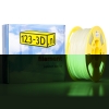 123-3D Filament glow in the dark groen 2,85 mm PLA 1 kg (Jupiter serie) DFG02001c DFP11053