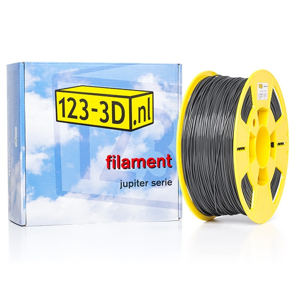 123-3D Filament grijs 1,75 mm PLA 1 kg (Jupiter serie) DFB00107c DFP02008c DFP02077c DFP02154c DFP02156c DFP11020 - 1
