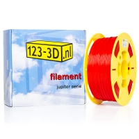 123-3D Filament rood 1,75 mm PLA 1 kg (Jupiter serie) DCP00180c DFB00118c DFP02003 DFP02003C DFP02069c DFP11007