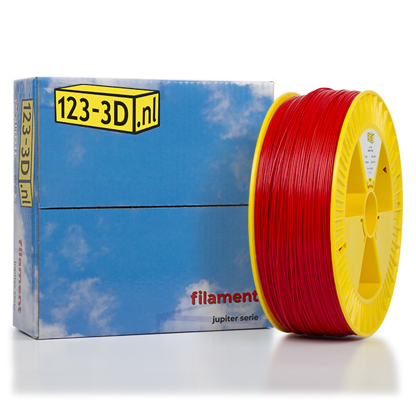 123-3D Filament rood 1,75 mm PLA 3 kg (Jupiter serie)  DFP01070 - 1