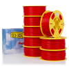 123-3D Filament rood 1,75 mm PLA 8 kg bundel (Jupiter Serie)  DFE00039