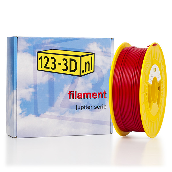 123-3D Filament rood 2,85 mm PETG 1 kg (Jupiter serie) DFP01168 - 1