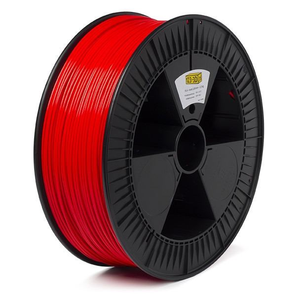 123-3D Filament rood 2,85 mm PLA 2,3 kg (Jupiter serie)  DFP11061 - 1