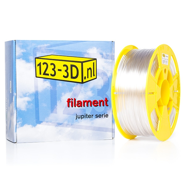 123-3D Filament transparant 2,85 mm PETG 1 kg (Jupiter serie) DFE02003c DFE11013 - 1