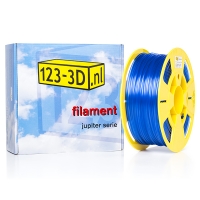 123-3D Filament transparant blauw 2,85 mm PETG 1 kg (Jupiter serie)  DFE11018