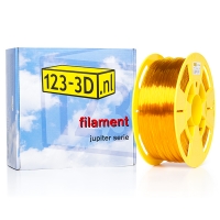 123-3D Filament transparant geel 1,75 mm PETG 1 kg (Jupiter serie) DFE02008c DFE02038c DFE11009