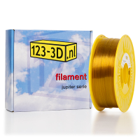 123-3D Filament transparant geel 1,75 mm PETG 1 kg (Jupiter serie)  DFP01179