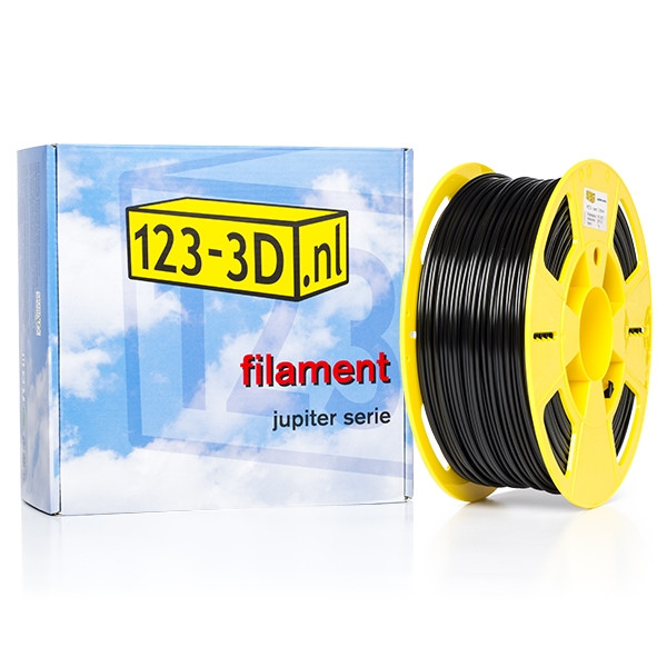 123-3D Filament transparant zwart 2,85 mm PETG 1 kg (Jupiter serie) DFE02016c DFP14095c DFE11017 - 1