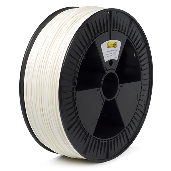 123-3D Filament wit 2,85 mm ABS 2,3 kg (Jupiter serie)  DFA11057 - 1