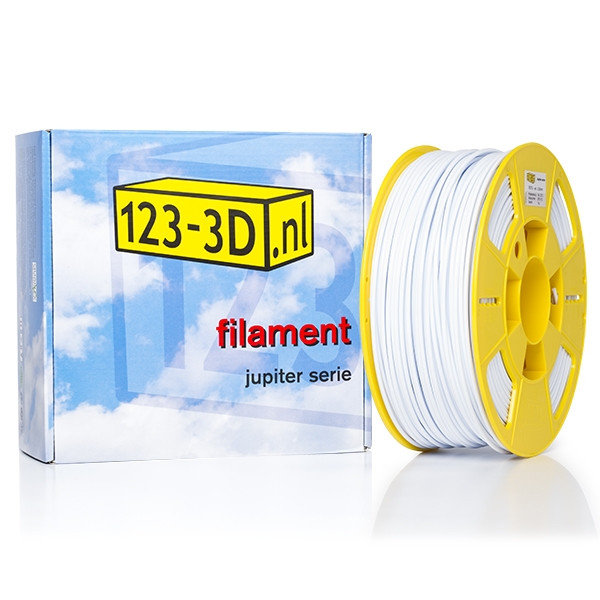 123-3D Filament wit 2,85 mm PETG 1 kg (Jupiter serie) DFE02017c DFP14097c DFE11012 - 1