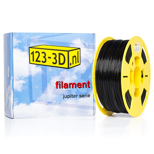 123-3D Filament zwart 1,75 mm PLA 1 kg (Jupiter serie) DCP00179c DFB00125c DFP02000c DFP02065c DFP02116c DFP11000 - 1