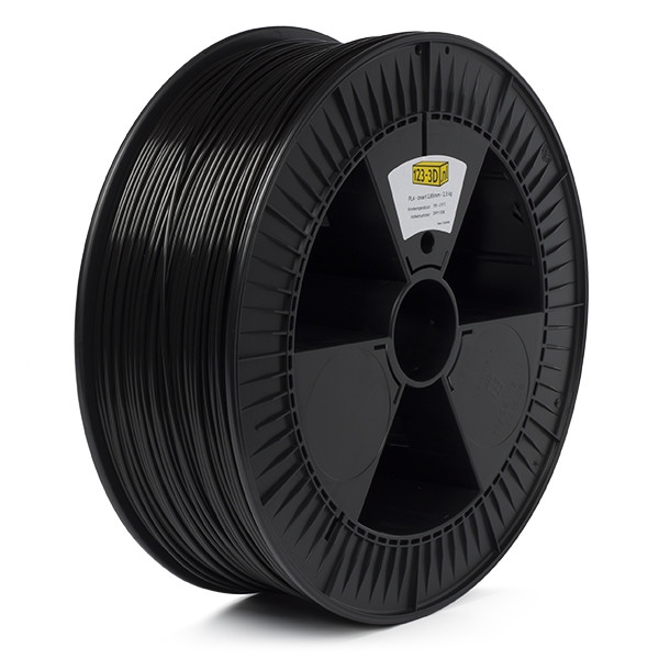 123-3D Filament zwart 2,85 mm PLA 2,3 kg (Jupiter serie)  DFP11058 - 1