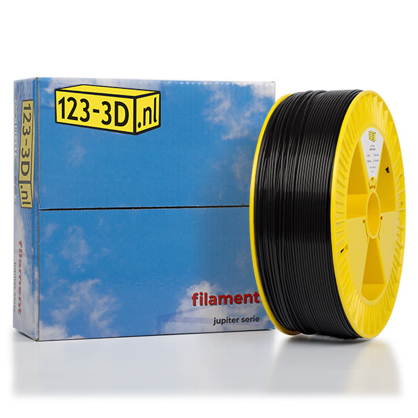 123-3D Filament zwart 2,85 mm PLA 3 kg (Jupiter serie) DFP01094 - 1