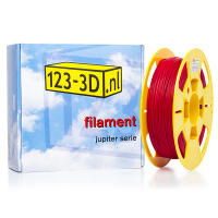 123-3D Flexibel filament rood 1,75 mm TPE 0,5 kg (Jupiter serie)  DFF08003