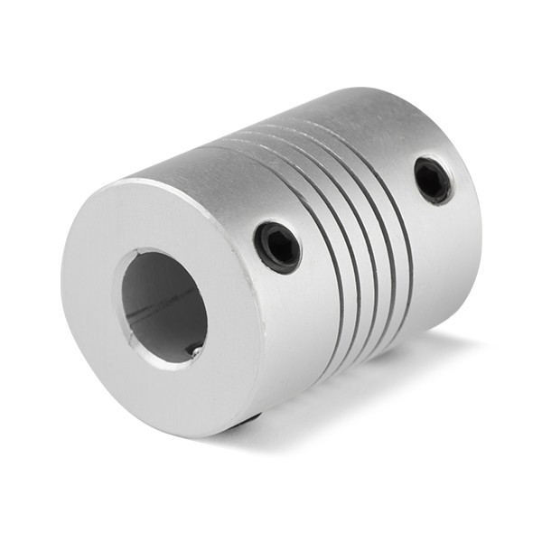123-3D Flexibele motor koppeling 8 mm - 8 mm  DMO00033 - 1