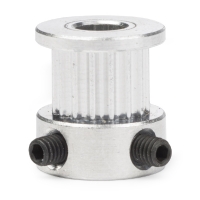 123-3D GT2 Pulley hoge resolutie | 6 mm riem | 16 tanden | 5 mm as | 14 mm hoog 6GT2DR16T5MMD DME00058
