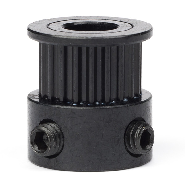 123-3D GT2 Pulley hoge resolutie | 6 mm riem | 20 tanden | 6,35 mm as | zwart  DME00097 - 1