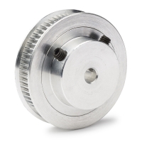 123-3D GT2 Pulley hoge resolutie | 6 mm riem | 60 tanden | 5 mm as  DME00095