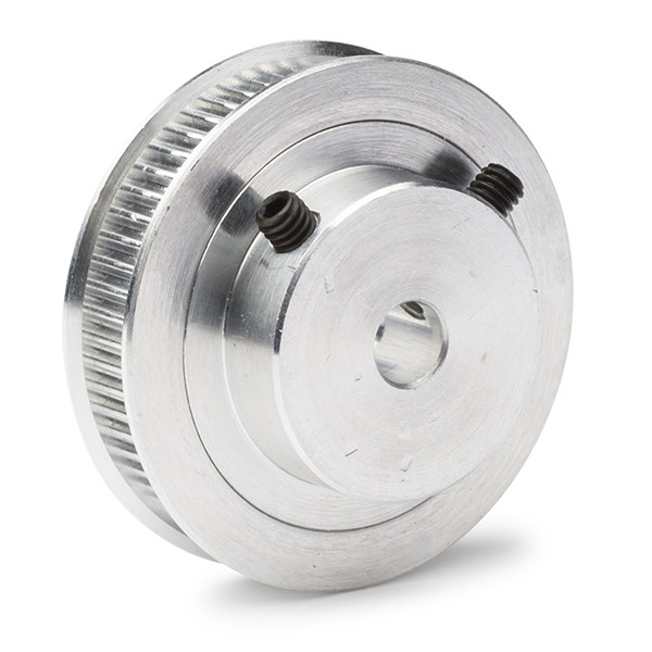 123-3D GT2 Pulley hoge resolutie | 6 mm riem | 60 tanden | 6,35 mm as  DME00103 - 1