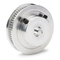 123-3D GT2 Pulley hoge resolutie | 6 mm riem | 60 tanden | 8 mm as  DME00111