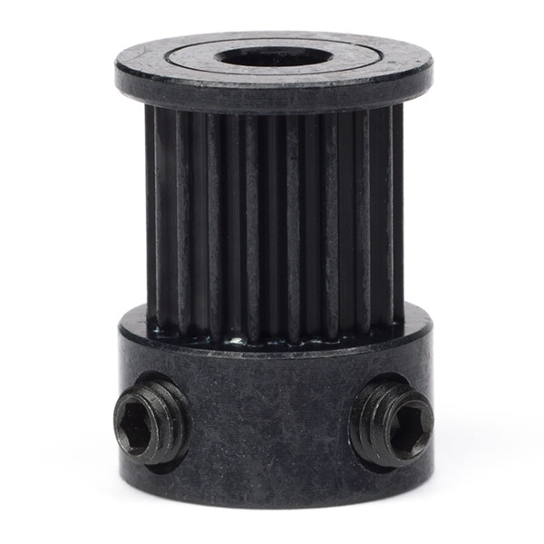 123-3D GT2 Pulley hoge resolutie | 9 mm riem | 20 tanden | 5 mm as | zwart  DME00090 - 1